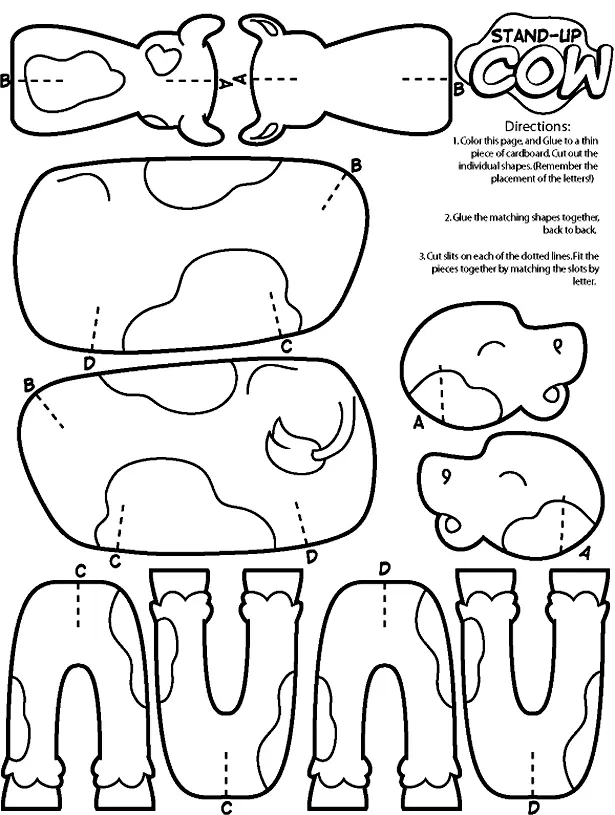 Desenhos de Cow Para Colorir 23