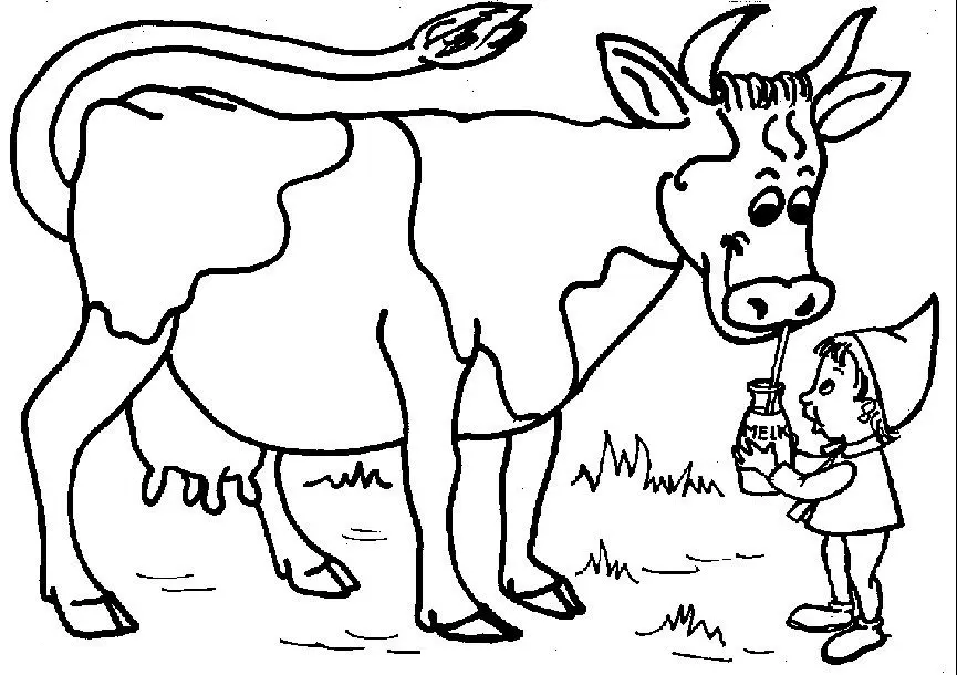 Desenhos de Cow Para Colorir 28