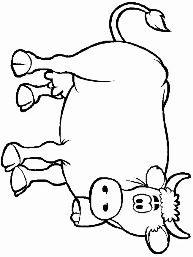 Desenhos de Cow Para Colorir 3