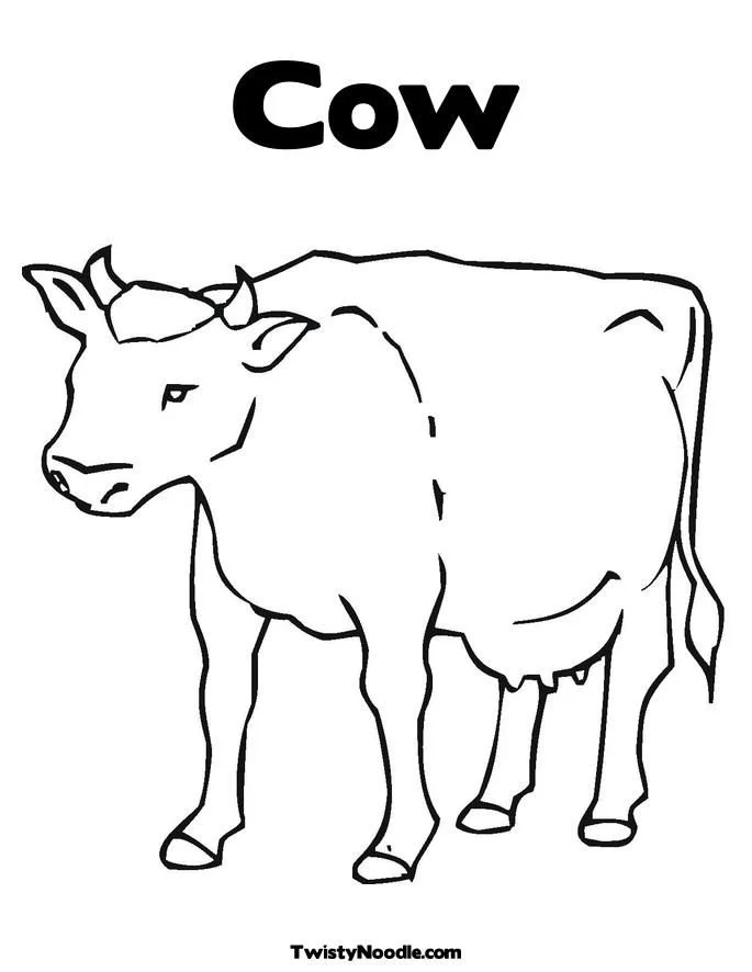 Desenhos de Cow Para Colorir 33