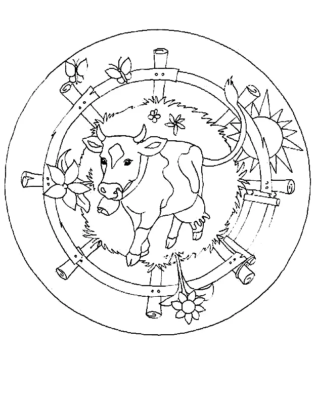 Desenhos de Cow Para Colorir 48