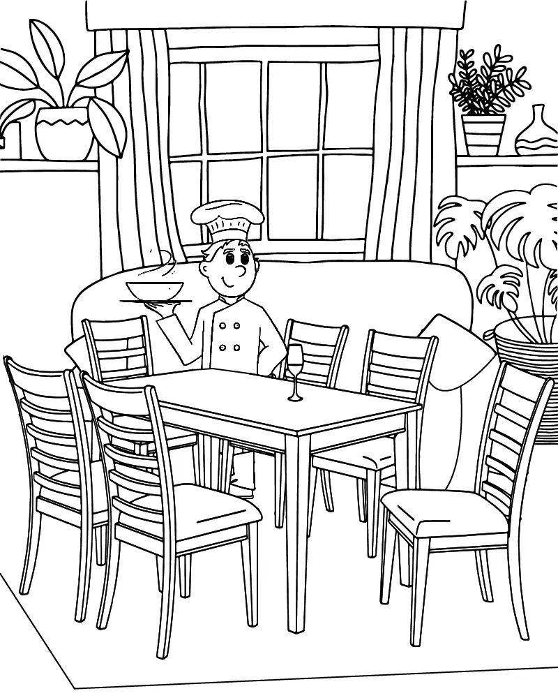 Aconchegante Para Colorir 6