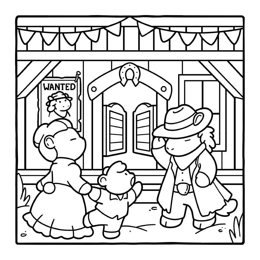 Cozy Eras Coloring Pages 18