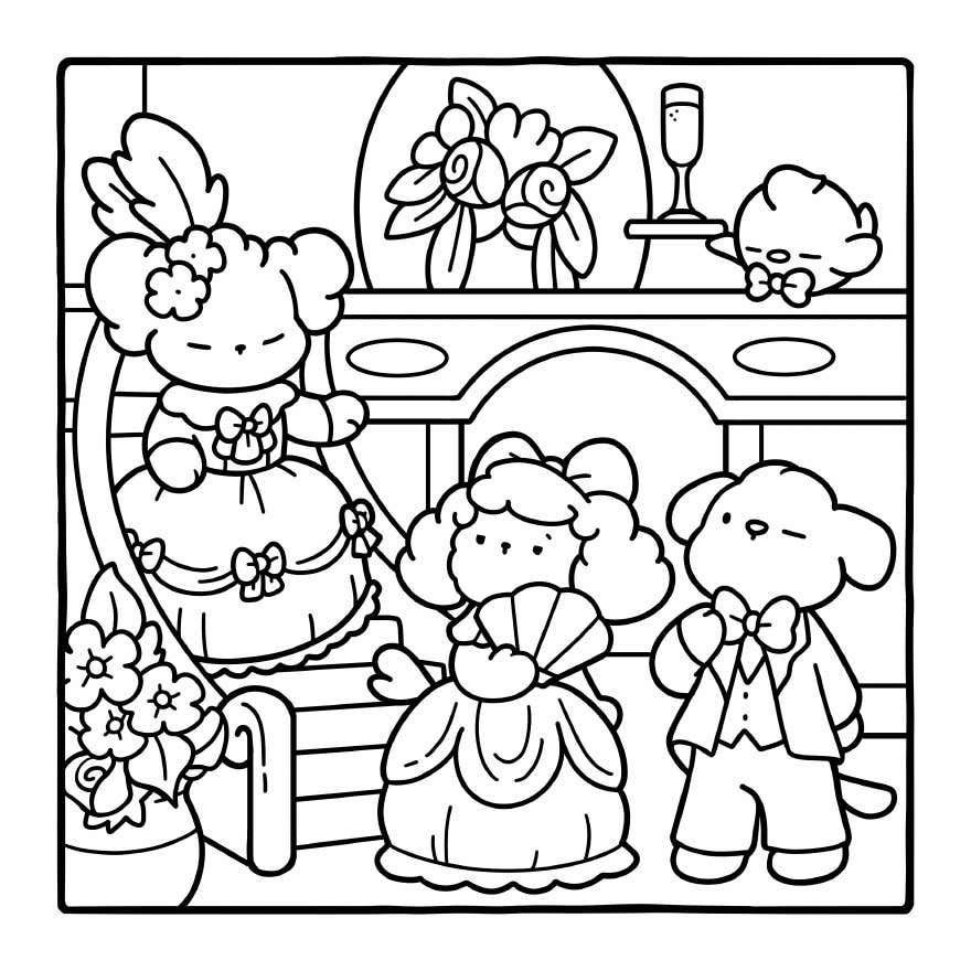 Cozy Eras Coloring Pages 2
