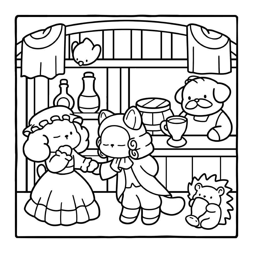 Cozy Eras Coloring Pages 24