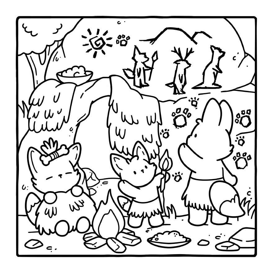 Cozy Eras Coloring Pages 28