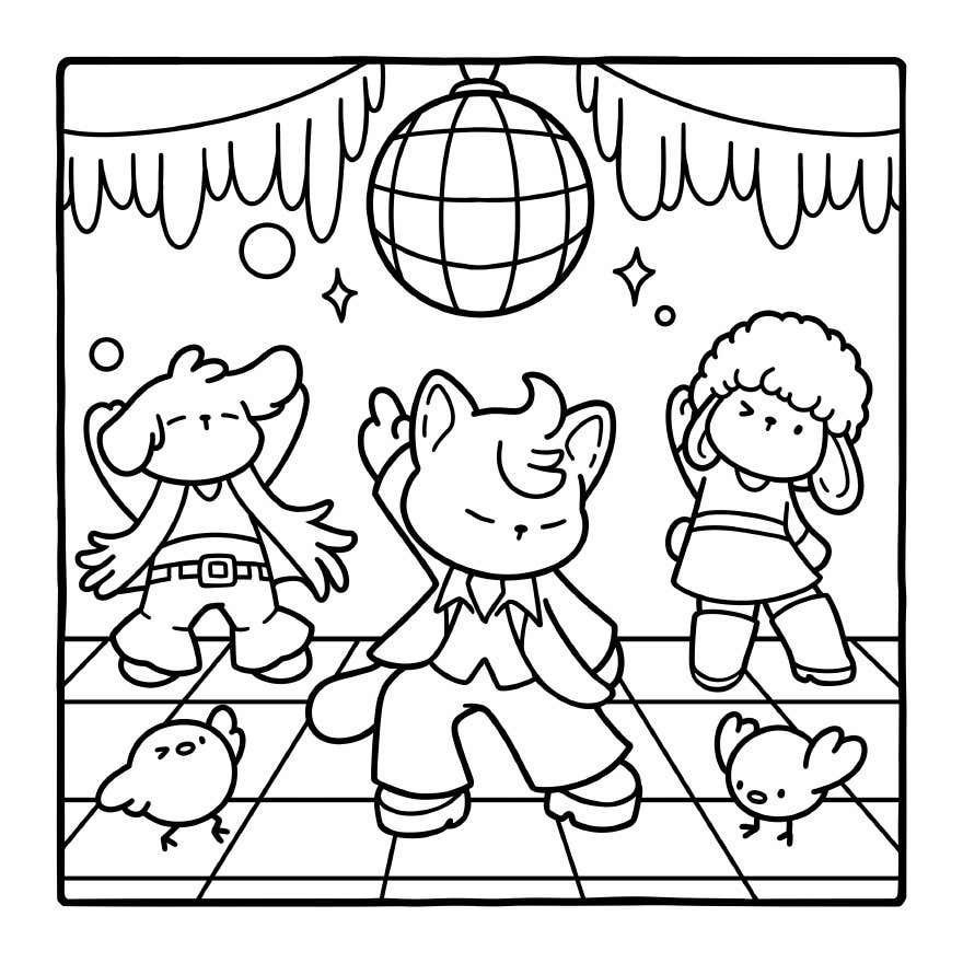 Cozy Eras Coloring Pages 31