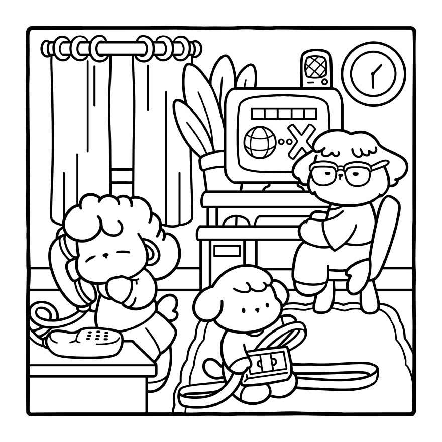 Cozy Eras Coloring Pages 33