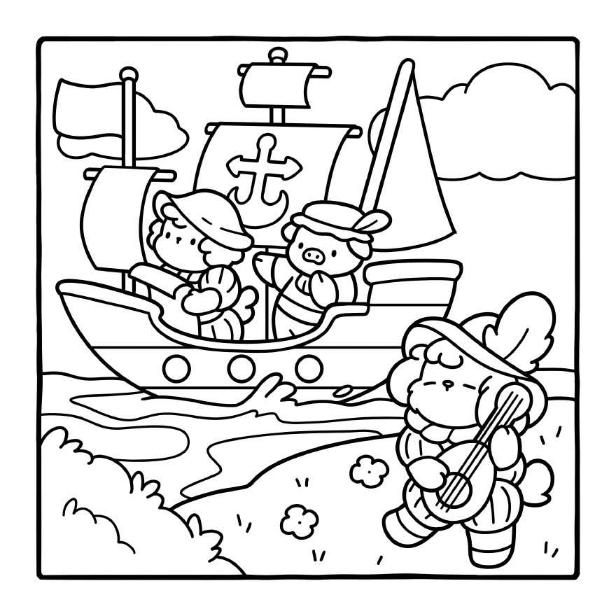 Cozy Eras Coloring Pages 36