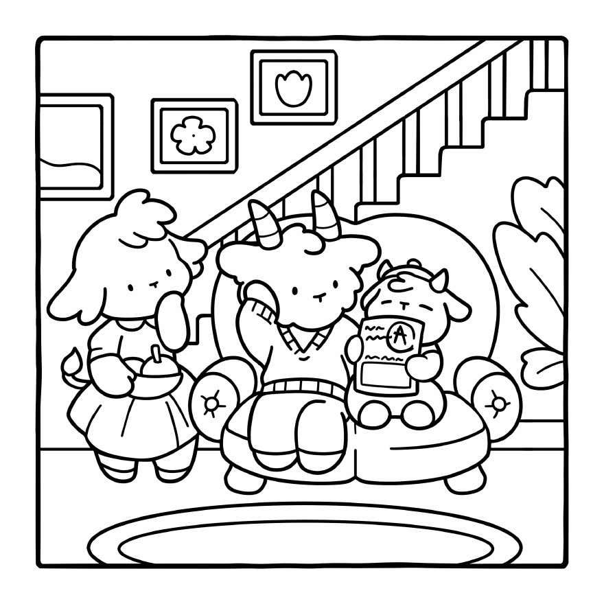 Cozy Eras Coloring Pages 37