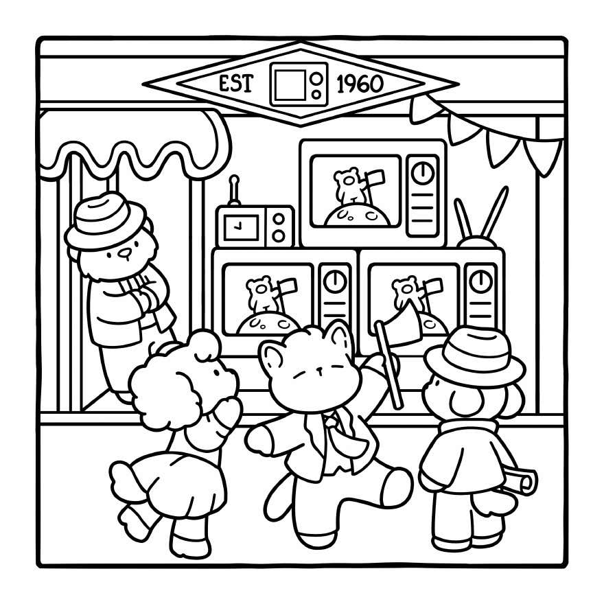 Cozy Eras Coloring Pages 7