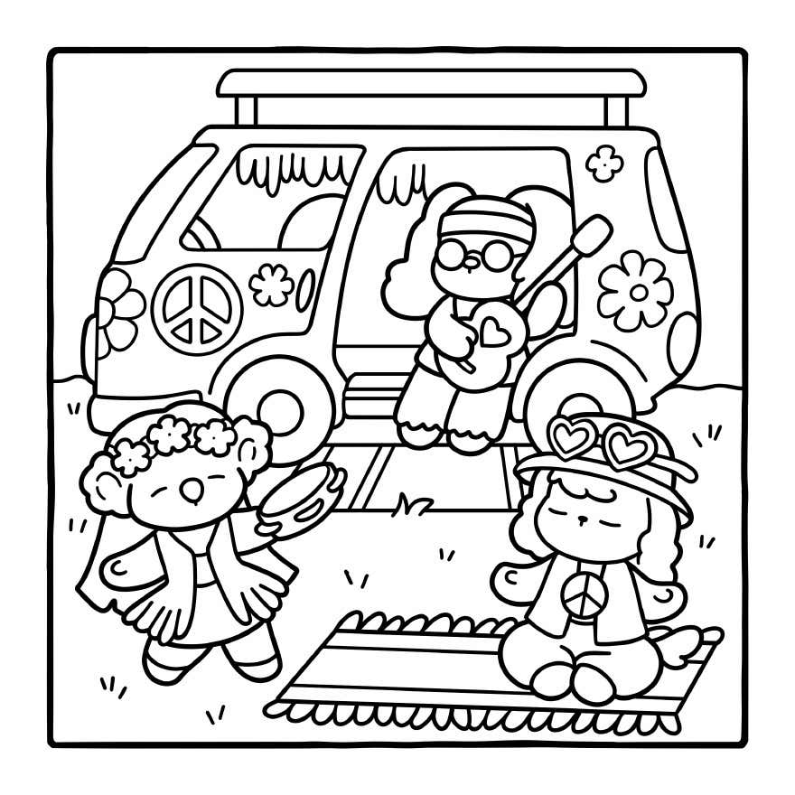 Cozy Eras Coloring Pages 9