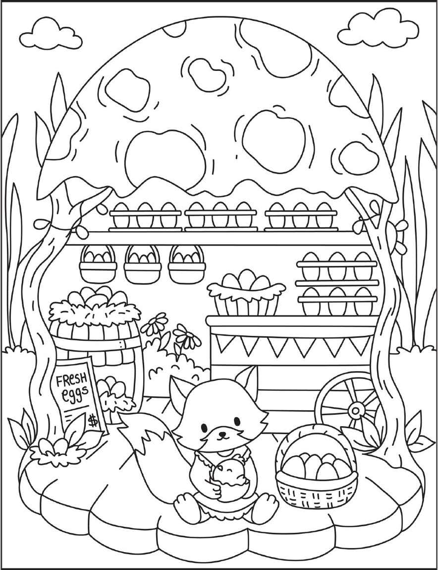 Cozy Nooks Digital Para Colorear
