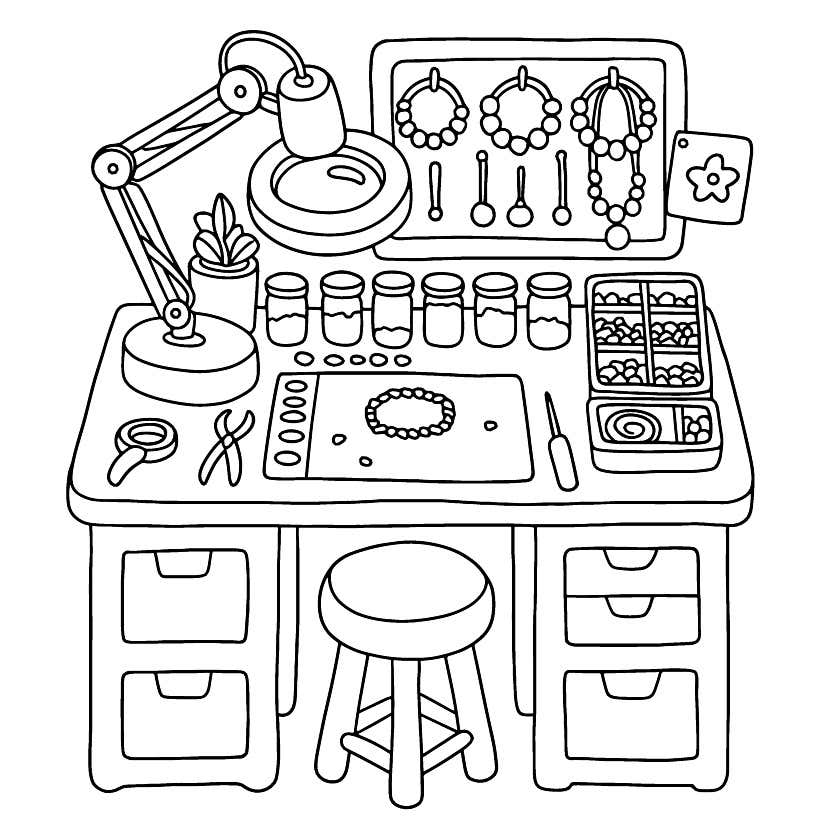 Cozy Retreats Coloring Pages 21