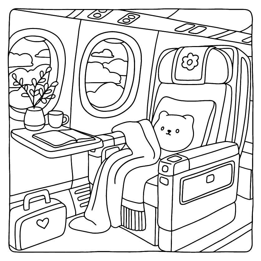 Cozy Retreats Coloring Pages 37