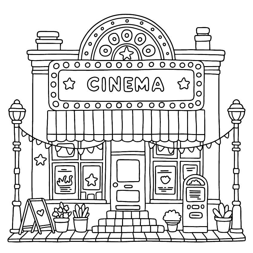 Cozy Retreats Coloring Pages 39
