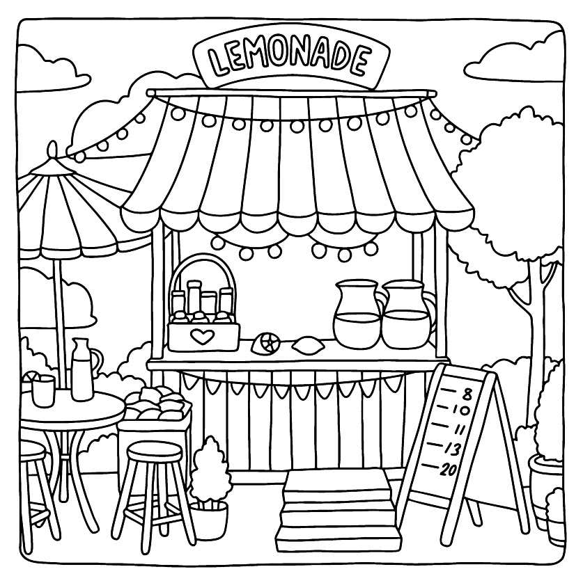 Cozy Retreats Coloring Pages 44