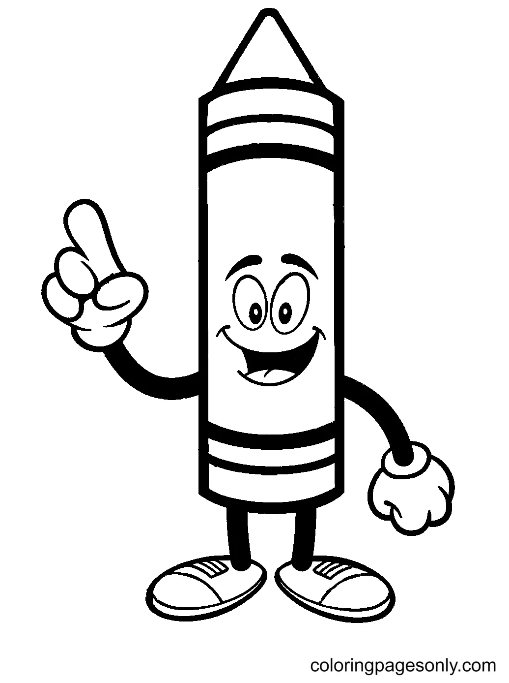 Desenhos de Crayon Para Colorir 10