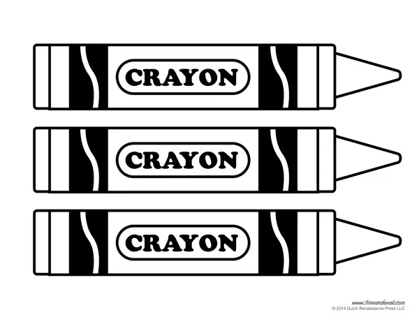 Desenhos de Crayon Para Colorir 14