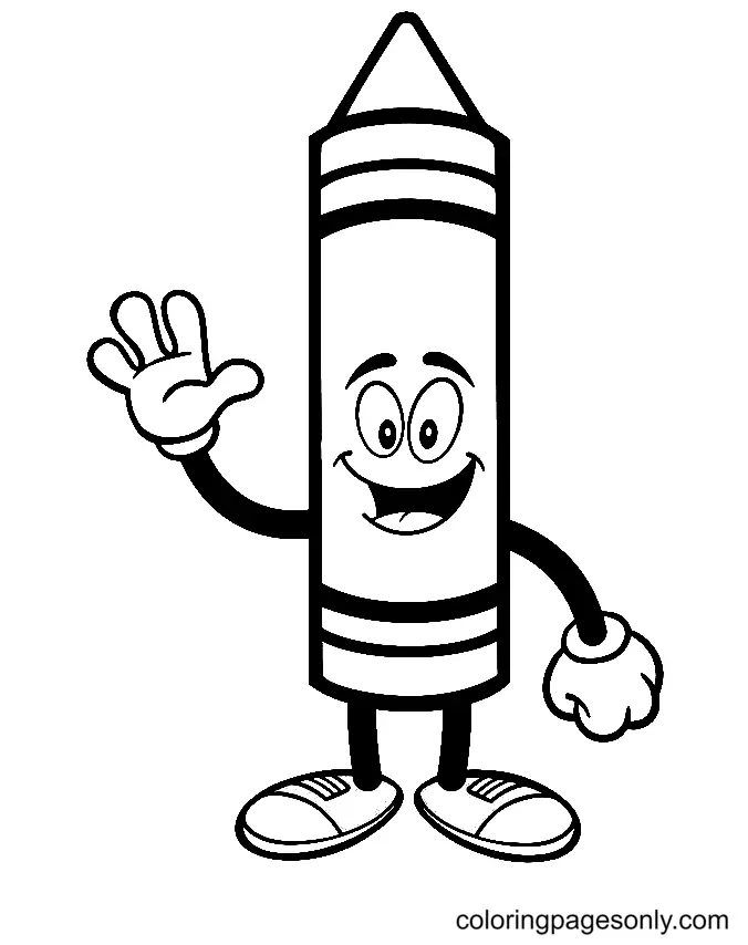 Desenhos de Crayon Para Colorir 16