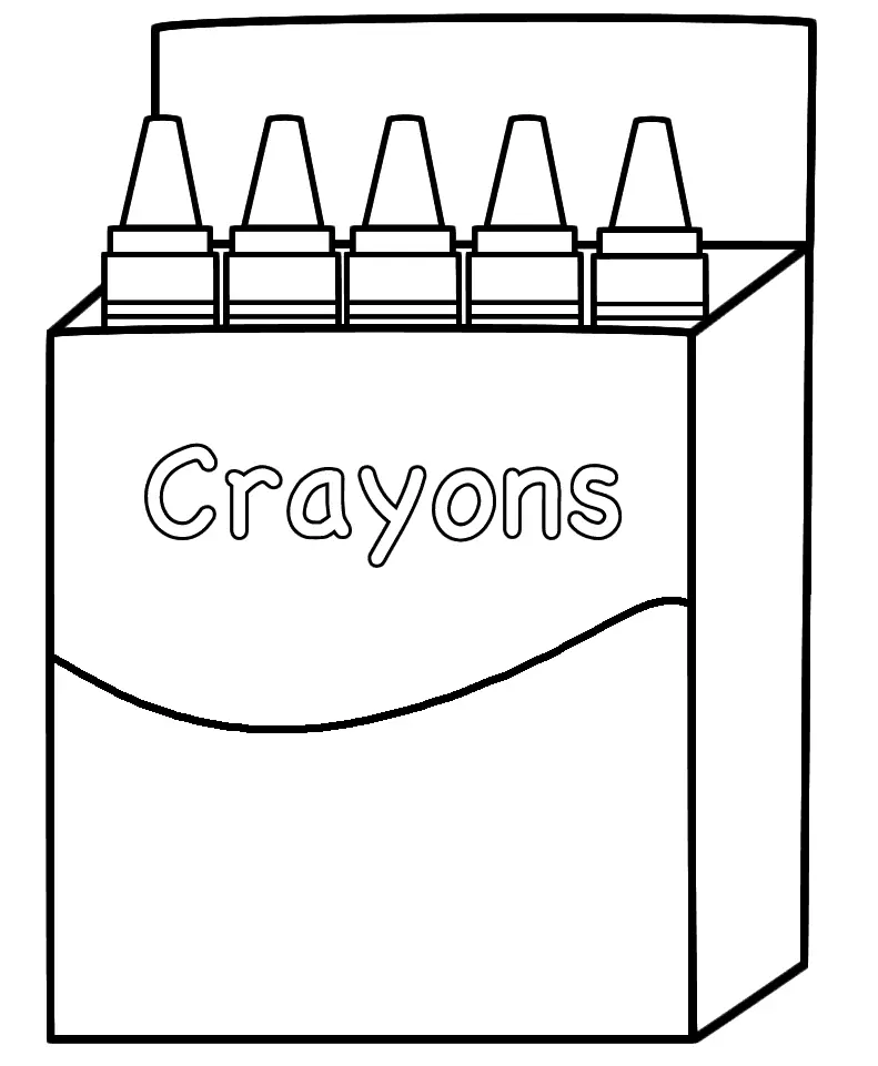 Desenhos de Crayon Para Colorir 18