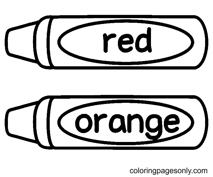 Desenhos de Crayon Para Colorir 2