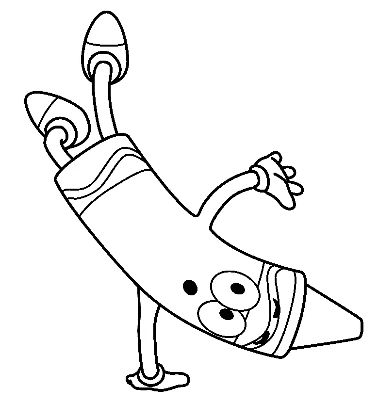 Desenhos de Crayon Para Colorir 23