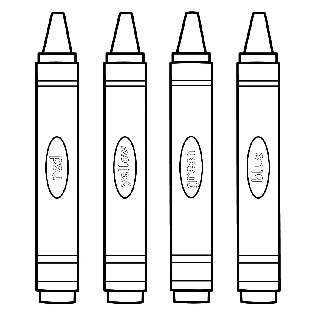 Desenhos de Crayon Para Colorir 25