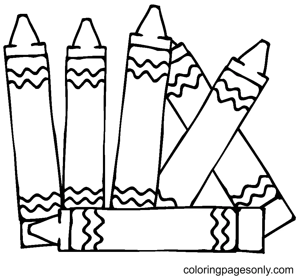 Desenhos de Crayon Para Colorir 37