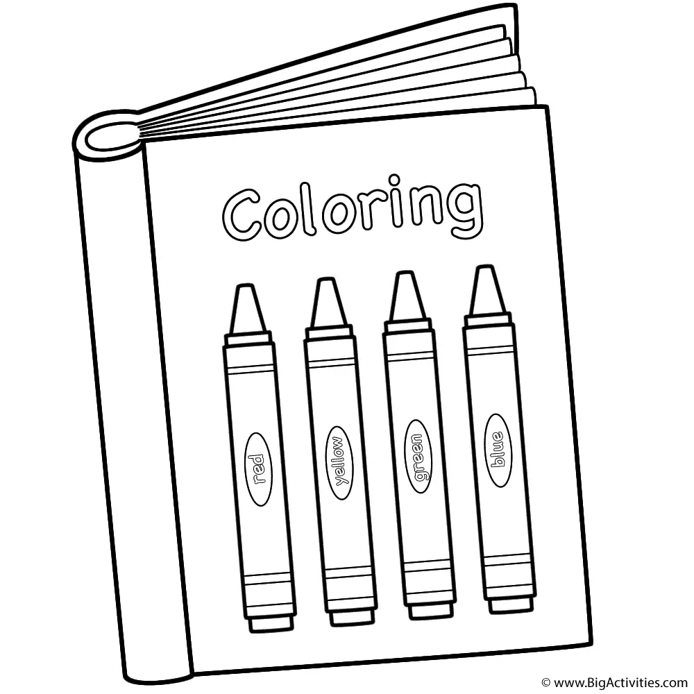 Desenhos de Crayon Para Colorir 53