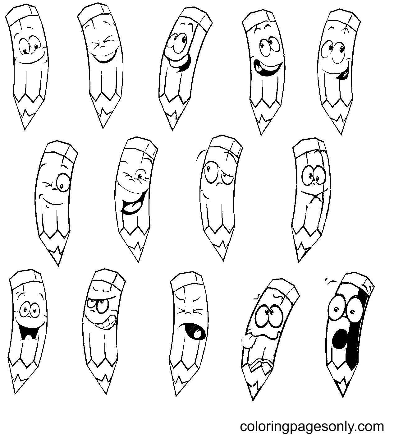 Desenhos de Crayon Para Colorir 55