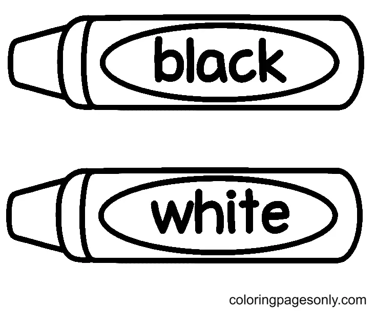 Desenhos de Crayon Para Colorir 6