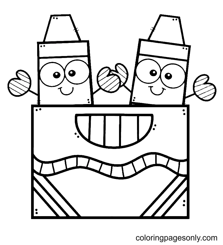 Desenhos de Crayon Para Colorir 7