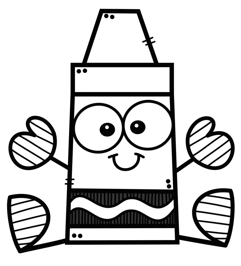 Desenhos de Crayon Para Colorir 9