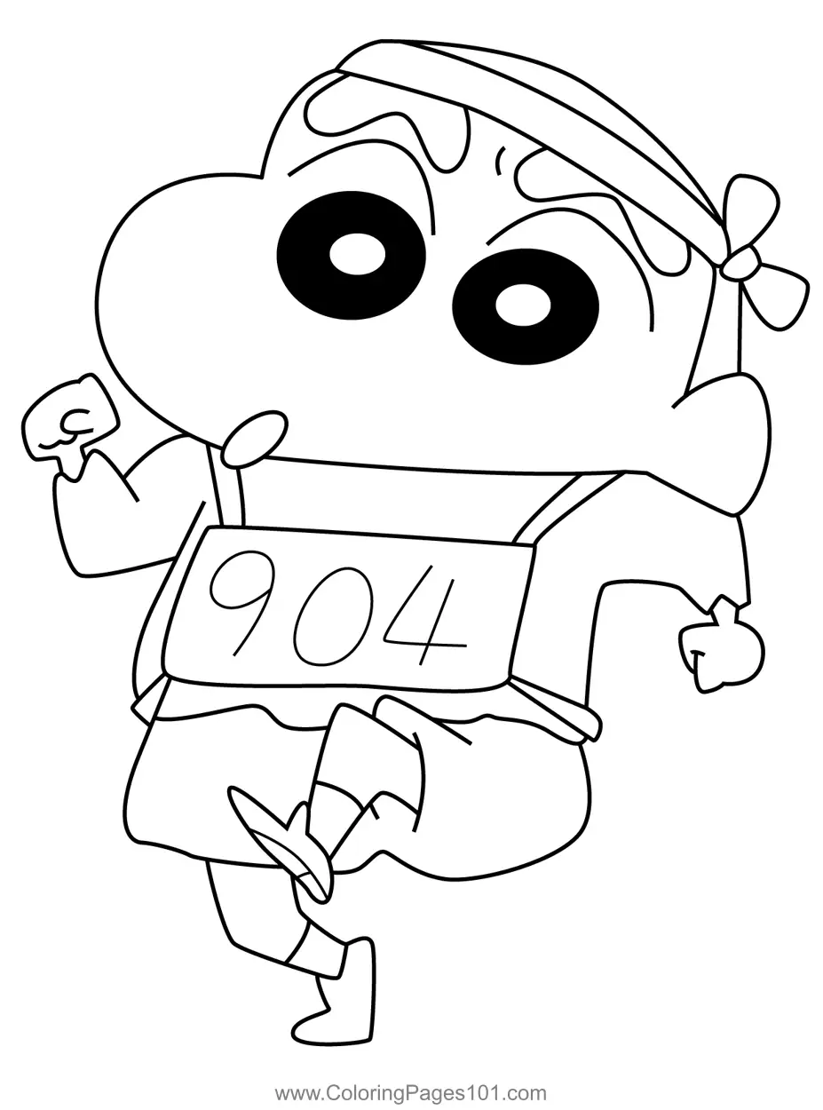 Crayon Shin-chan para colorir 9