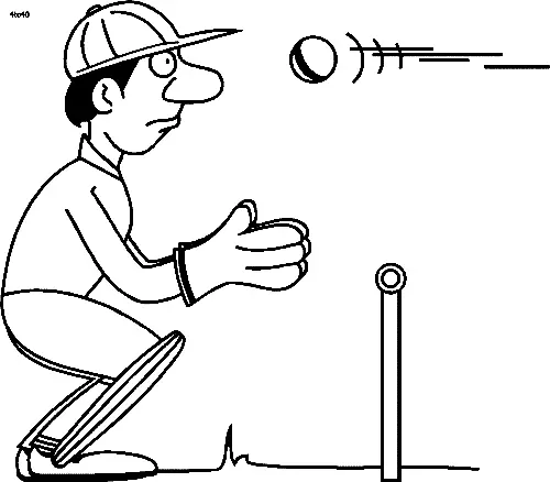 Cricket Game Coloring Pages 26