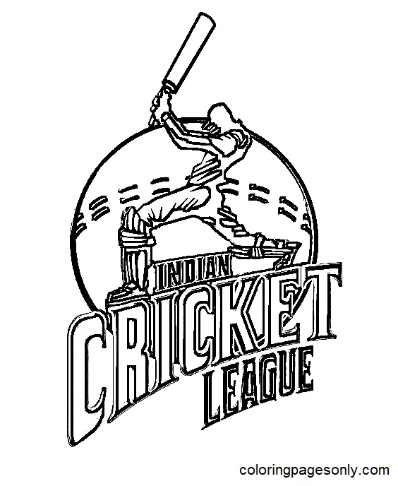 Cricket Game Coloring Pages 37