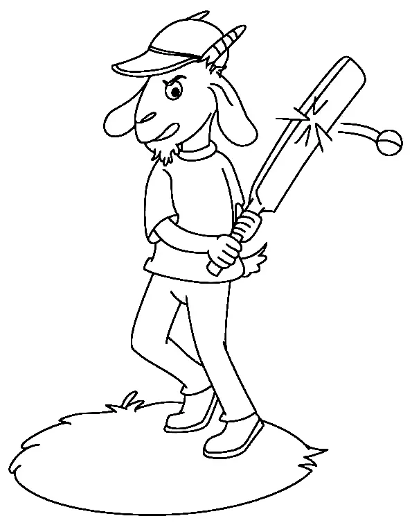 Cricket Game Coloring Pages 45