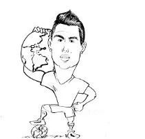 Cristiano Ronaldo Coloring Pages 12