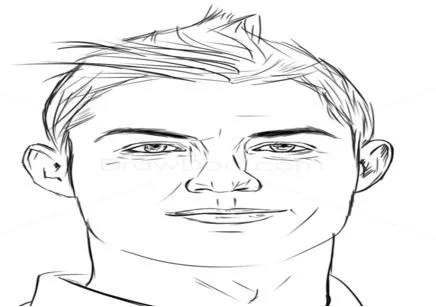 Cristiano Ronaldo Coloring Pages 16