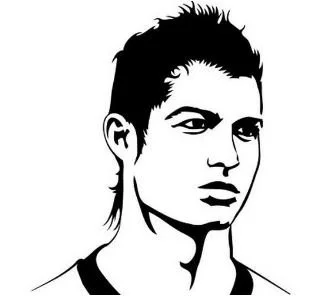 Cristiano Ronaldo Coloring Pages 17