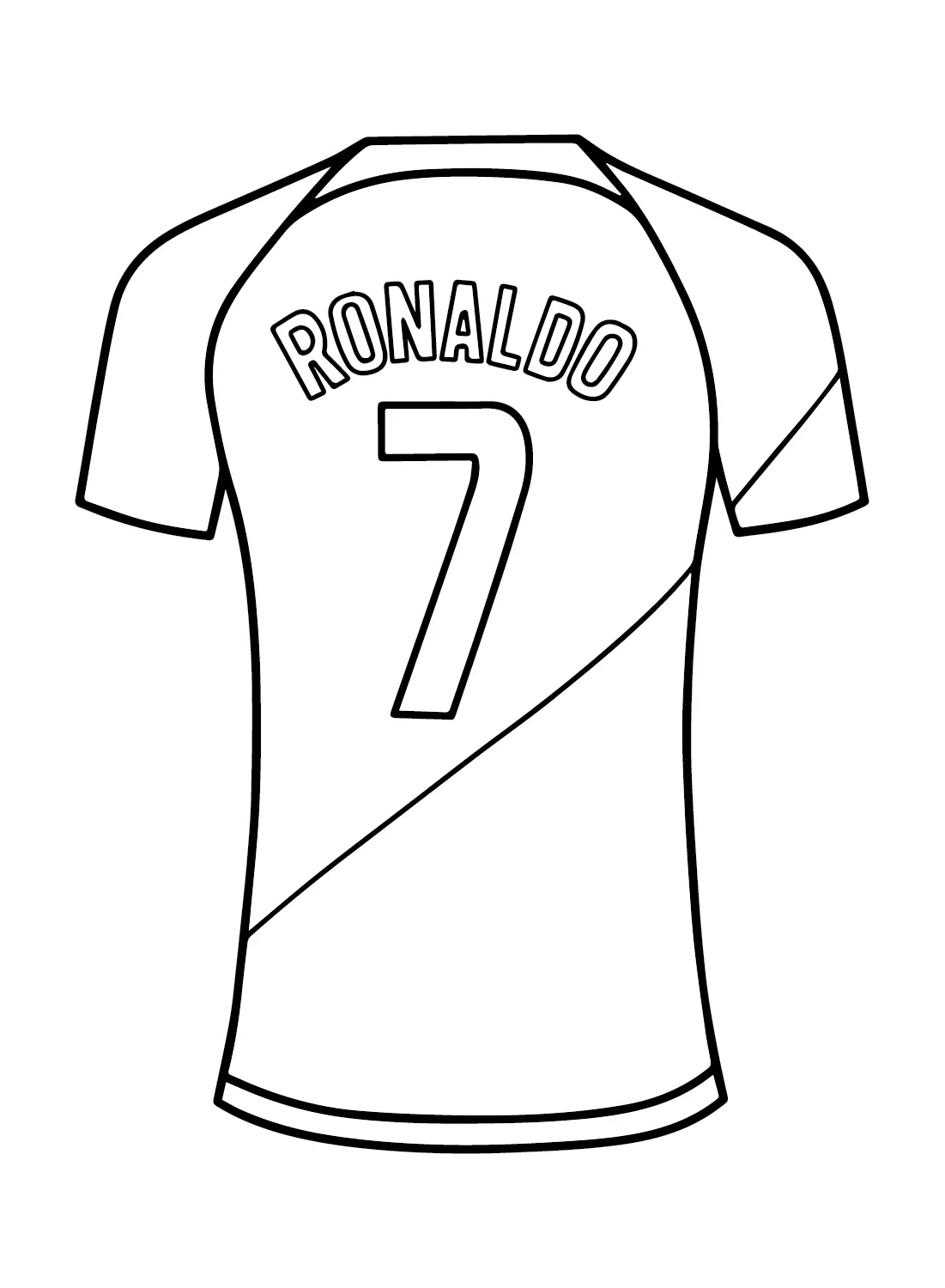 Cristiano Ronaldo Coloring Pages 21