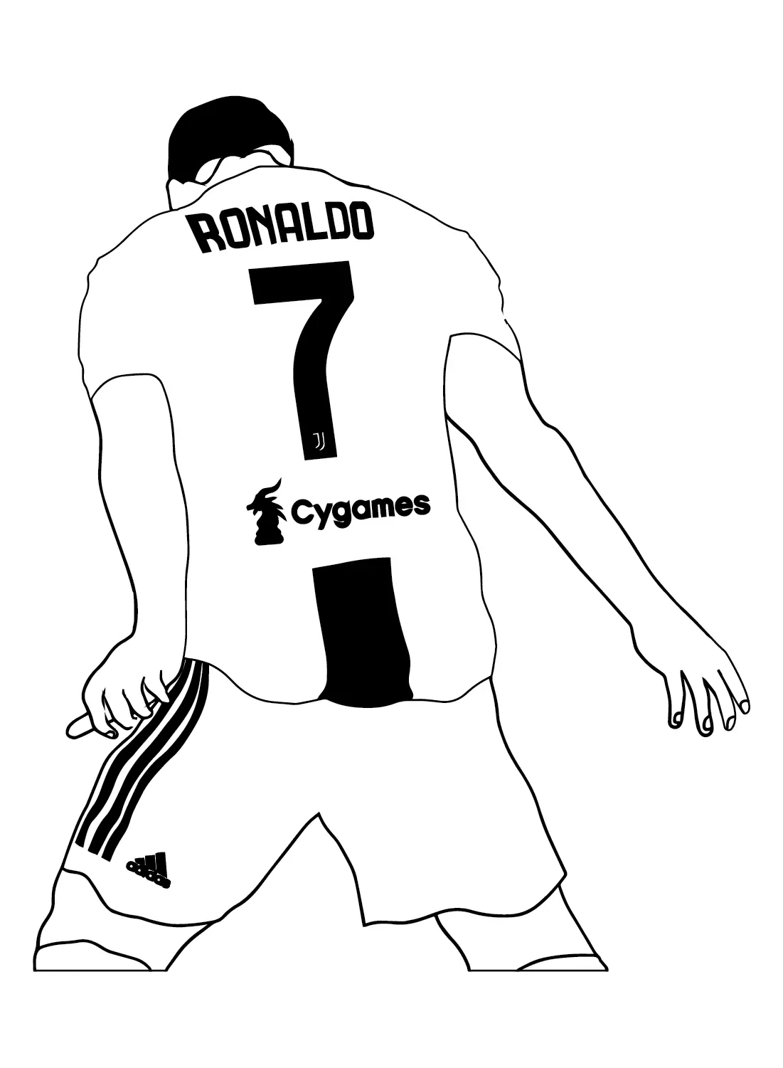 Cristiano Ronaldo Coloring Pages 27