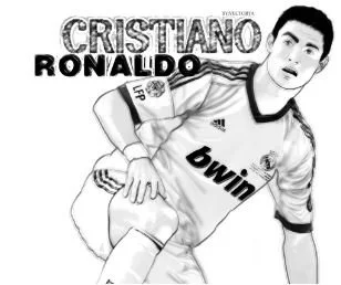 Cristiano Ronaldo Coloring Pages 6