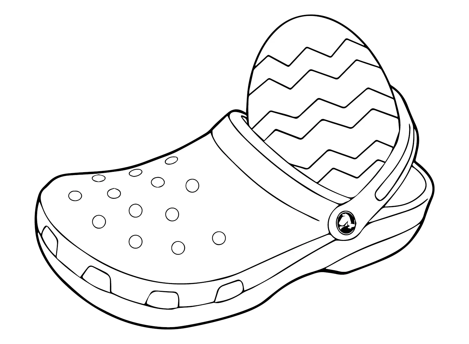 Crocs Para Colorear 15