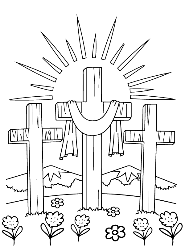 Cross Coloring Pages 3