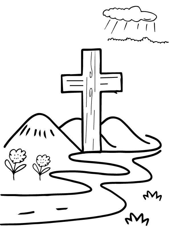 Cross Coloring Pages 5
