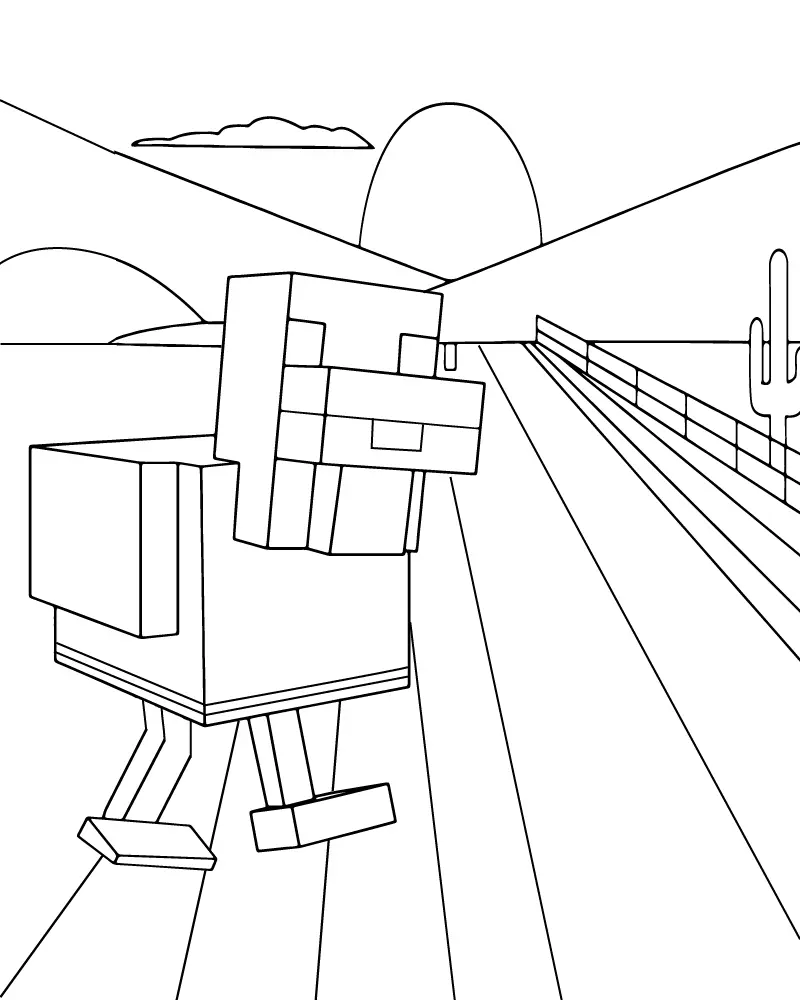Estrada Transversal Para Colorir 11