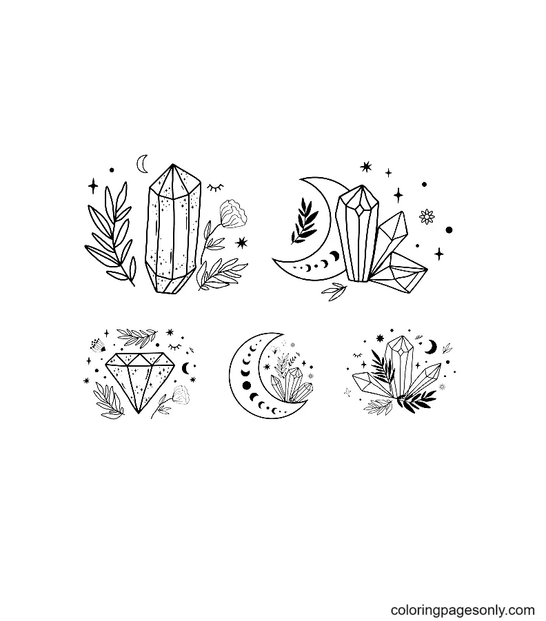 Cristales Para Colorear 18