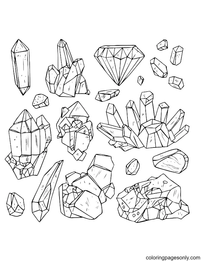 Cristales Para Colorear 3